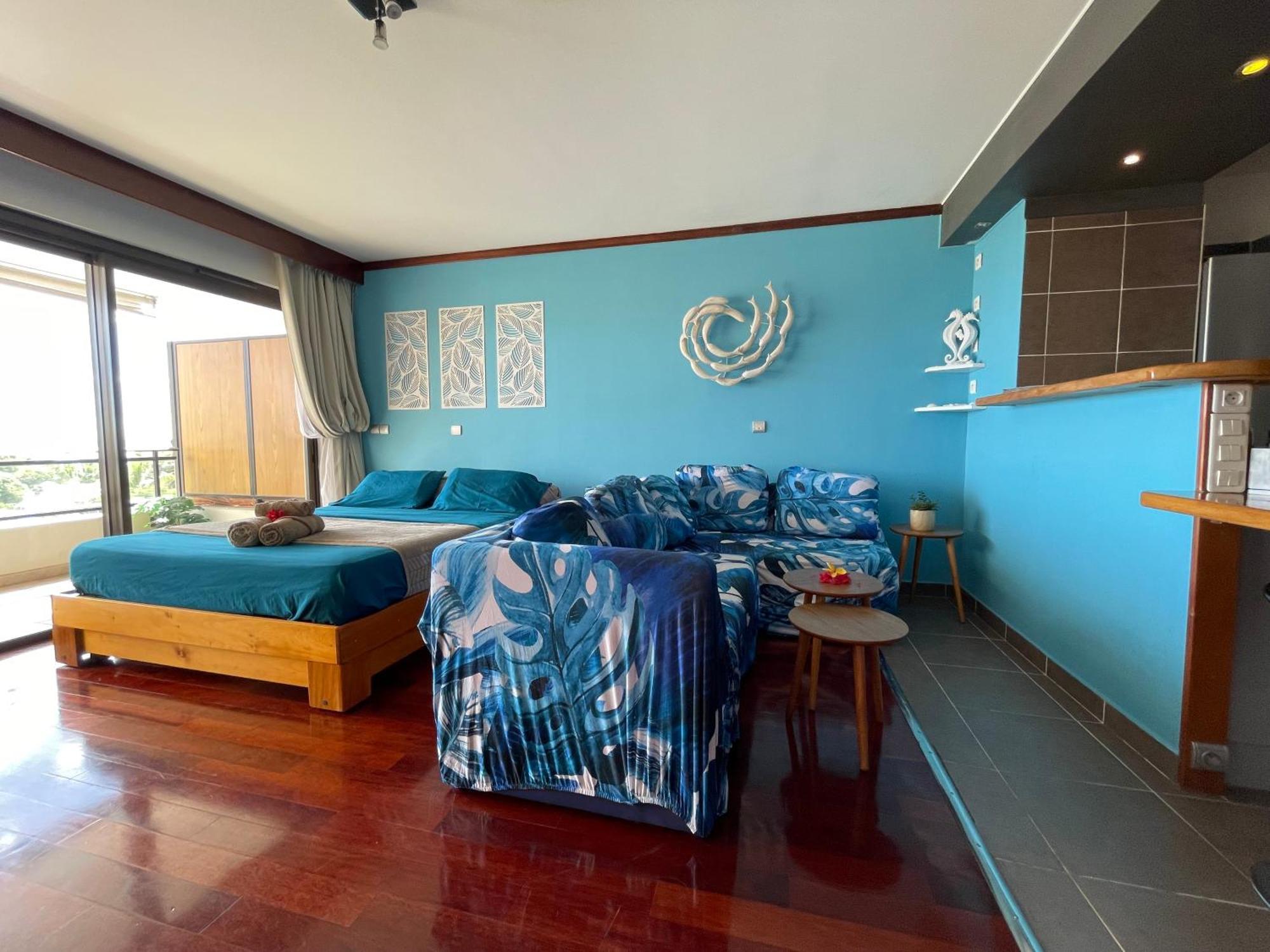 Blue Moana Studio Papeete - Sea View, Ac, Fast Wifi, Pool, Gym Exterior photo